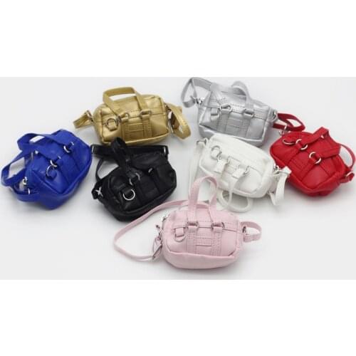 Handmade Doll Bag For 1/6 1/3 BJD 18inch 43cm baby Gril Shoulder Crossbody Bags as fit Plush EXO doll mini bag Kids Toy