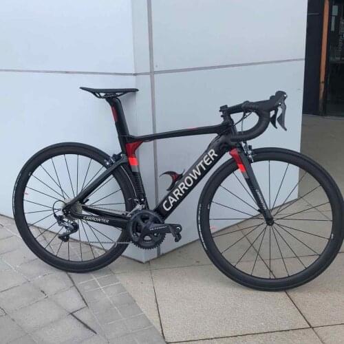 T1000 UD CARROWTER Concept Carbon Road Bike Complete Bicycle 45 48 50 52 54 56cm ULTEGRA R8010 Groupset 50mm Wheels A271 hubs