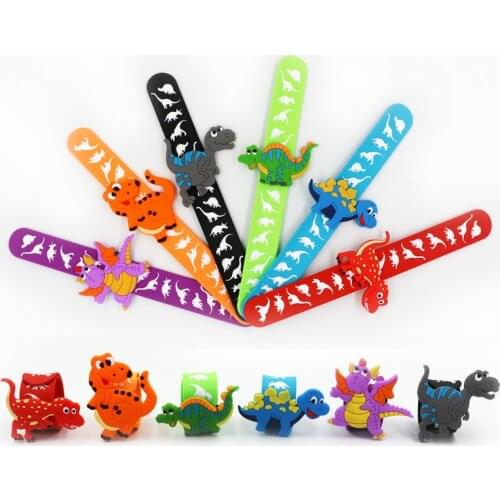 1pcs/lot Dinosaur anniversary Gift Kids dinosaur pop ring Party Costume Birthday party favors for kids birthday dinosaur gift
