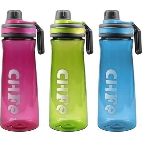 2021 New 800ml Portable Big Capacity Outdoor Sport Water Bottle Tour Climbing Hiking Drinkware With Handgrip Water Bottle