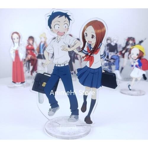 Teasing Master Takagi-san action figura Anime Takagi Nishikata Hibino Mina Tenkawa Yukari acrylic dolls figure toy 15cm