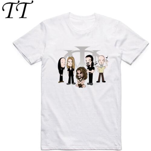2019 Men And Women Print Dream Theater Rock Band Fashion Hip Hop T Shirt O-Neck Short Sleeve Summer Casual T-shirt HCP931