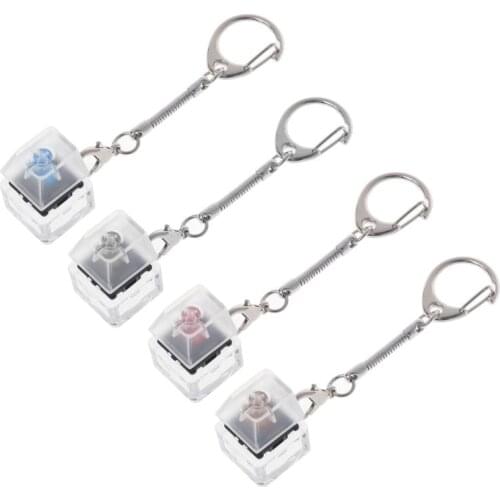 Gateron MX Switch Mechanical Switch Keychain For Keyboard Switches Tester Kit Without LED Light Toys Stress Relief Gifts DXAB