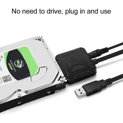 1pc USB 3.0 To Sata 3.5 2.5 Hard Drive Adapter Cable For Samsung Seagate WD HDD SSD Adapter Converter Cable Converter Adapter