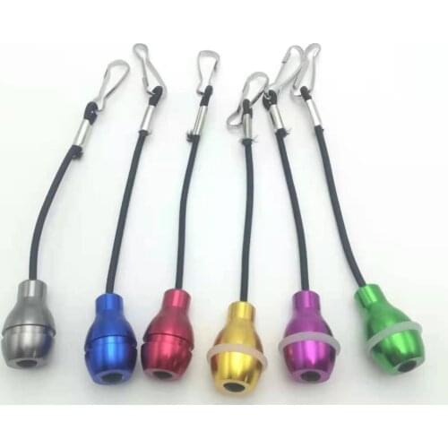 LinMoFish 12g Fishing rod counterweight luminous portable rear hanging lost rope Rod tail retaining bead