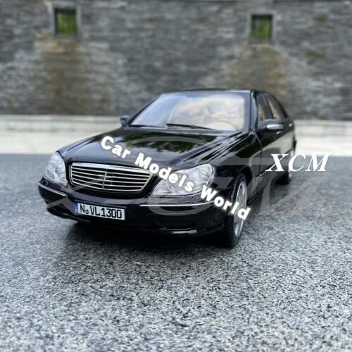 Diecast Car Model for Norev S600 1998 1:18 (Black metallic) + SMALL GIFT