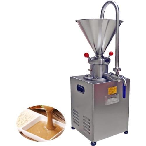 Commercial Almond Nut Peanut Butter Making Machine 1500W Walnut Sesame Jam Paste Grinding Making Machines Colloid Mill