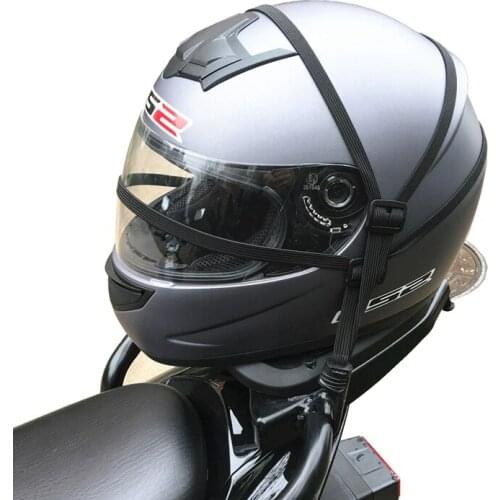 Helmet Net Bag Motorcycle Helmet Telescopic Rope 60CM Motorcycle Rear Trunk Flexible Rope