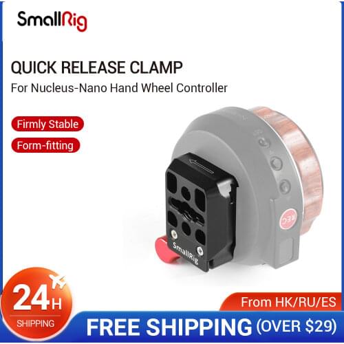 SmallRig Quick Release Mounting Clamp for Tilta Nucleus-Nano Hand Wheel Controller Clamp Plate With Threading Holes -2323