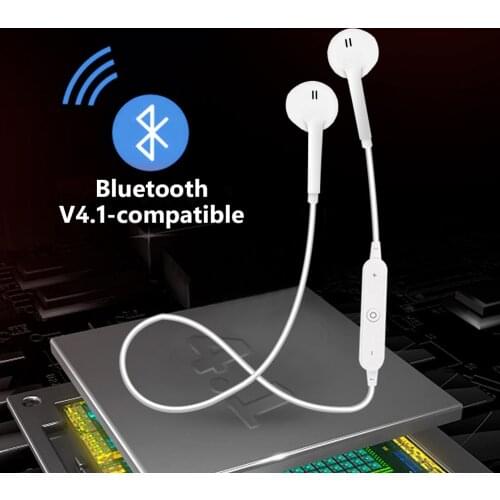 Sport Bluetooth-compatible Headphone Wireless Earphones S6 Waterproof audifonos earphone Stereo bass Headset with Mic for xiaomi