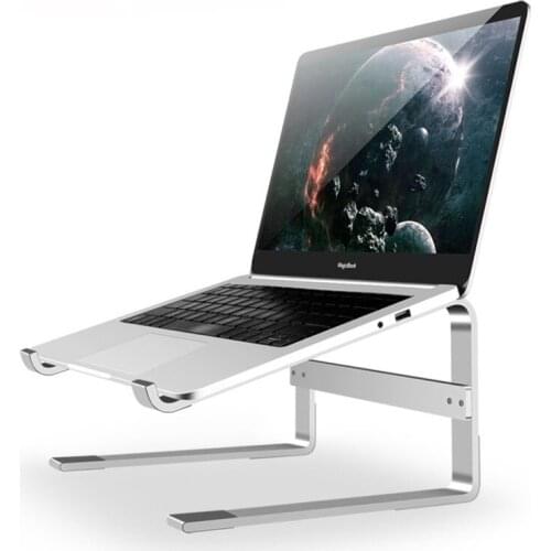 Notebook computer bracket Aluminum alloy desktop increased rack bracket Heat-dissipating universal notebook bracket