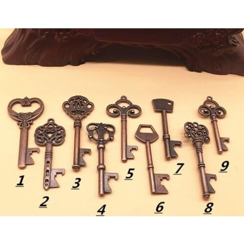 Vintage key shaped beer bottle opener wedding favor souvenir anniversary party gift wine opening tools F20173023