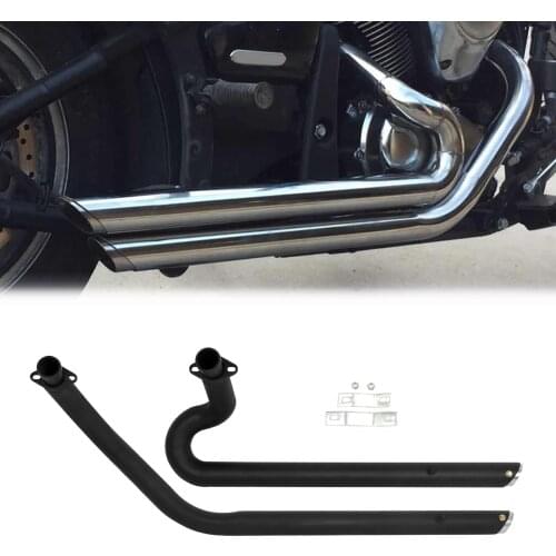 For Kawasaki VULCAN S VULCAN 900 S Stainless Steel Exhaust System Pipe Kit Muffler Removable Silencer EN900 VN900 S900 EN900d