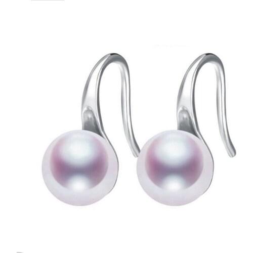 AAAAA top quality pearl earrings jewelry Classic 925 sterling silver earrings for women freshwater Pearls Party wedding earrings
