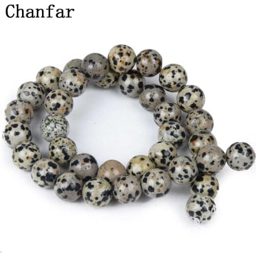 Spot Balmatine Stone Women Jewelry Fashion Making Loose Beads 4 6 8 10 12mm