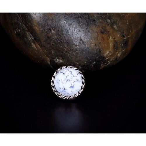 10PC 10MM TURQUOISE RETRO SLIVER ROPE SIDE Handmade LEATHERCRAFT CONCHOS Rivet STUD