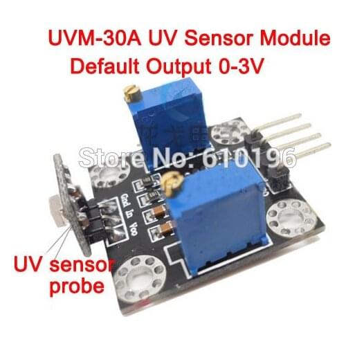 3PCS/LOT UVM-30A UV Sensor Module With Linear Output