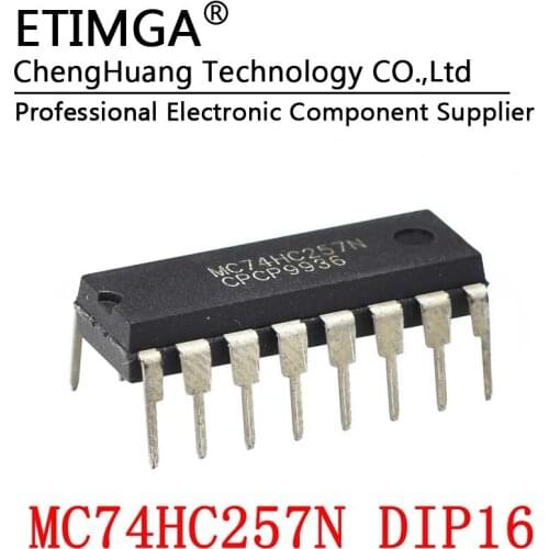5PCS/LOT MC74HC257N 74HC257N DIP-16 Encoders, Decoders, Multiplexers and Demultiplexers