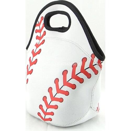 50Pcs neoprene baseball sport lunch bag insulated cooler bags
