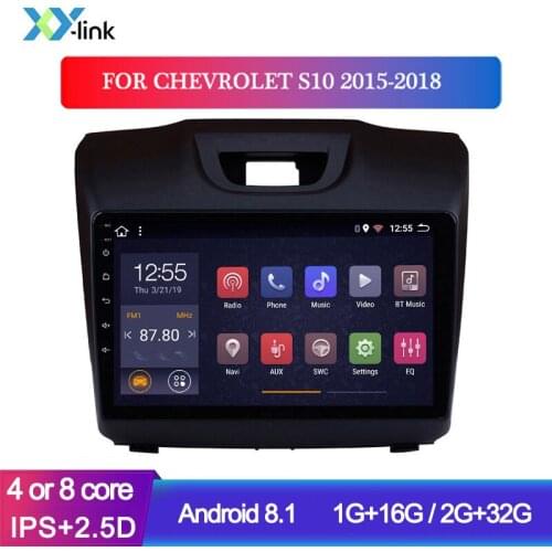 9 inch Android 8.1 Car Radio multimedia Player for chevrolet S10 2015-2018 GPS Navigation system accessory bluetooth no 2 din