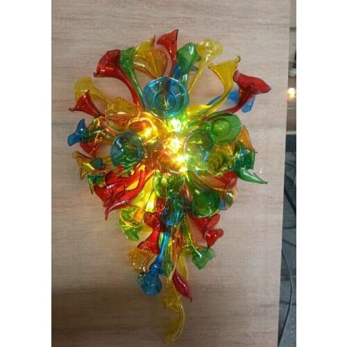 Free Shipping 110/220v AC Led Pretty Light for Bar Hall Restaurant Hand Blown Glass Ceiling Lights