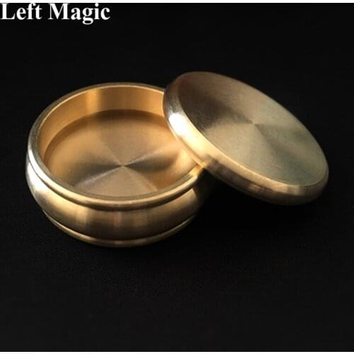 Buddha Slot Box (Half Dollar,Brass) Magic Tricks Magician Close Up Illusions Gimmick prop Mentalism Coin Appear Vanish Magia