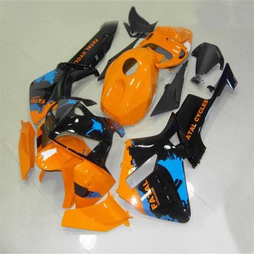 CBR600RR F5 Year 05-06 2005 2006 Fairing Kits New Injection ABS Plastic in orange black Motorcycle Full Fairings For CBR600 od5