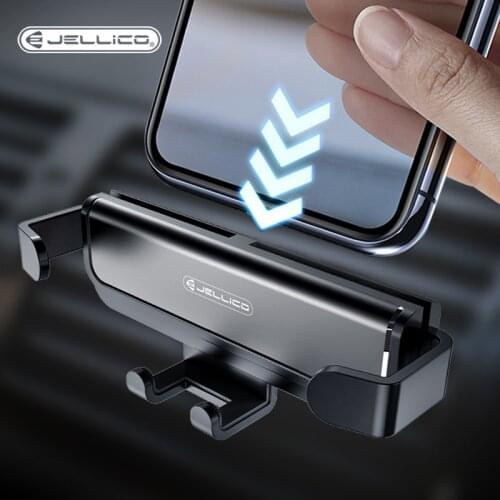 Jellico Mobile Phone Holder Car Holder Gravity Bracket Air Vent Stand Mount Support Holder Stand Accessories Telefon Tutucu