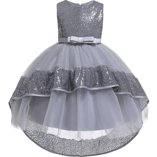 Happy Nre Year Pageant Mermaid Dress Girl Kids Dresses For Girls Children Evening Dress Elegant Sequin Princess Dress 10 Year