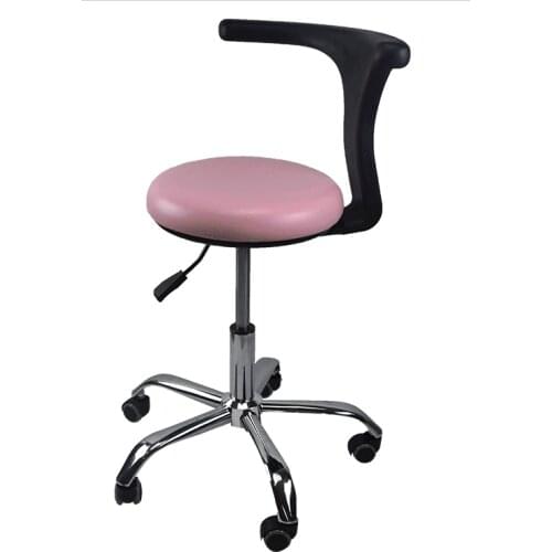 H1 Ergonomic Doctor Stool Dentist Swivel Rolling Chair with Back Swivel Adjustable Dentist Stool Dental Clinic SpaMassage