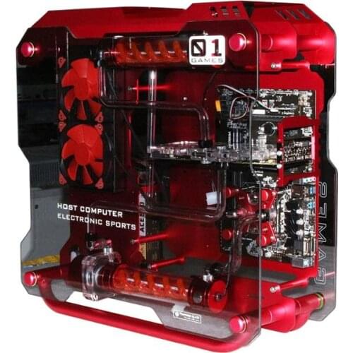Toploong water cooled cabinet gaming case ESC-02