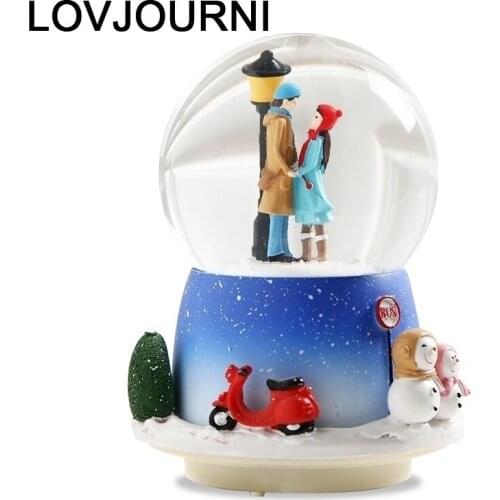 Caixa Presente Muzik Kutusu Musicale Note Imagine Dragon Snow Globe Musical Carousel Boite A Musique Caja De Musica Music Box