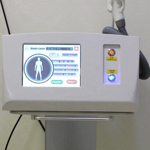 Non-channel imported chip laser hair removal machine 808nm diode laser