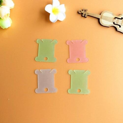NEW 20PCS Plastic Embroidery Floss&Craft Thread Bobbins for Storage Holder Cross Stitch Sewing Supplies color random Wholesale
