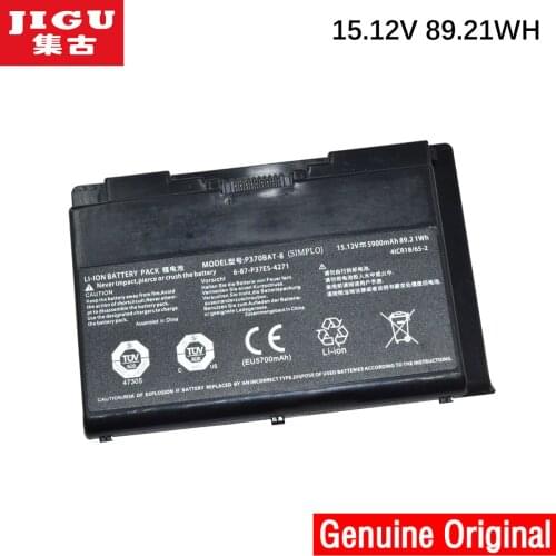 JIGU P370BAT-8 6-87-P37ES-4271 Original Tablet Battery For CLEVO P370EM P370SM3 P370EM3 P751ZM P370EM3 15.12V 89.21WH