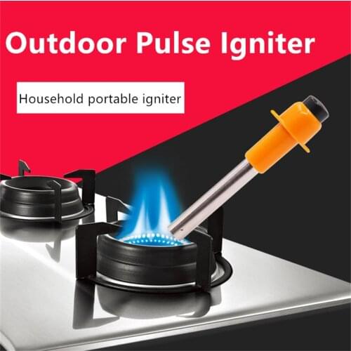 Pulse Ignition Kitchen Outdoor Stove Piezoelectric Igniter Portable Ignition Device Camping Pulse Lighter Gas Stove Accessories