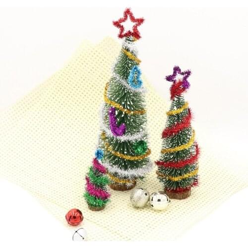 Christmas Decoration Colorful DIY Crafts Ribbon Garland Christmas Tree Ornaments Cane Tinsel Party Prom Supplies