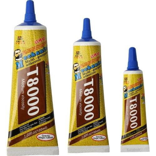 Mechanic 15ml/50ml T-8000 Multi Purpose Glue Adhesive Touch Screen Super glue Mobile Phone Screen Adhesive Clear Liquid Glue