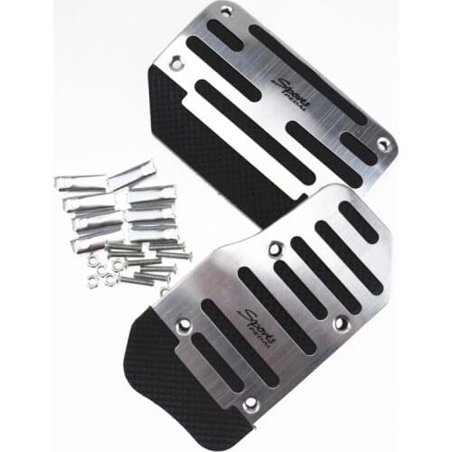 Universal aluminum non-slip car pedal accessories for Land Rover Range Rover/Evoque/Freelander/Discovery