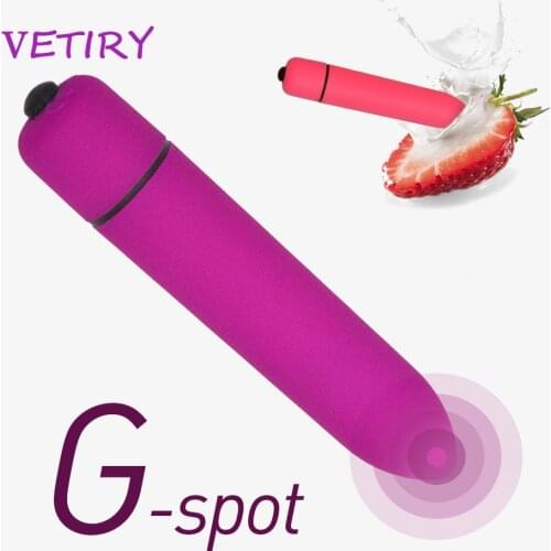 VETIRY 10 Speed Bullet Vibrator Dildo G-spot Massage Clitoris Vagina Stimulator Sex Toys for Women Masturbator Adult Products