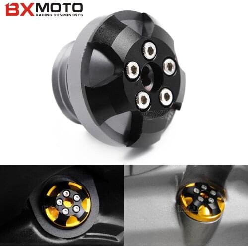CNC Motorcycle M20*2.5 Engine Oil Plug Filler Cover Screw For Ducati Monster KAWASAKI Z800 Z1000 Z900 Yamaha MT09 TMAX 500/530