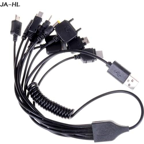 Promotion 10 in 1 USB Multi Charger Retractable Phone Cable For Phone for HTC Universal