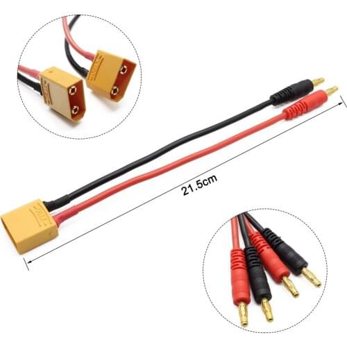 The High Quality a Lot = 50 pcs XT90 with 4.0mm Banana Connector 14AWG 150MM Cable