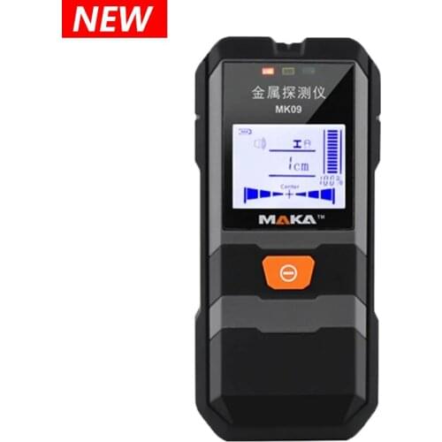 MAKA MK09 High Accuracy Portable LCD Backlight Display Infrared Metal Detector Metal Objects Steel Wire Copper Tube Finder