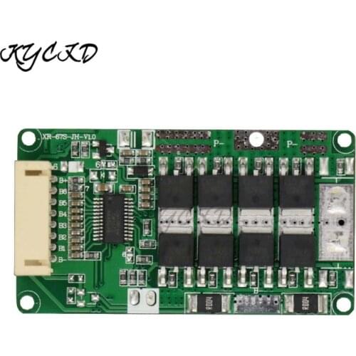 BMS 7S 24V 18A Li-ion Lithium 18650 Battery Protection Board Power Bank Charging PCB BMS 7S Board for Electric Scooter Ebike