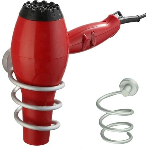 2017 New Dryer Stand Rack Hair Iron Holder Wall Mont Hang Holder Organizer Shlf Hair Blow Dryer Holder