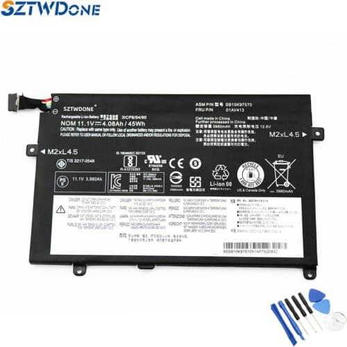 SZTWDONE 01AV413 Laptop battery For Lenovo Thinkpad E470 E470C E475 TP00083A TP00094A 01AV411 01AV412 SB10K97570 SB10K97569
