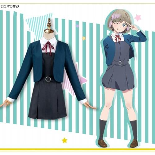 Anime! LoveLive!SuperStar!! Liella! Tang Keke School Uniform Cosplay Costume Halloween Party Outfit Dailydress Women 2021 NEW