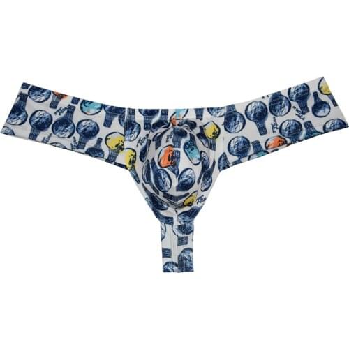 Mens Bulge Pouch Boxers Print Male Underwear Micro Boxers Bikini Hombre Boxer Mini Boxers