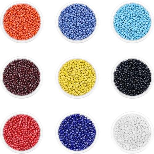300pcs 3mm Czech Glass Seed Beads Round Hole Loose Crystal Bead DIY Bracelet Necklace For Jewelry Making Supplies Accessories